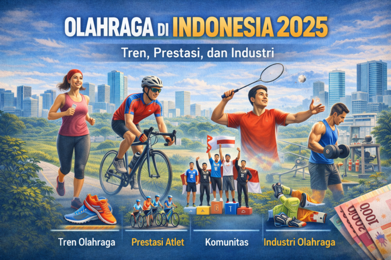 Olahraga di Indonesia 2025: Tren Gaya Hidup Sehat, Prestasi Atlet, dan Industri yang Makin Berkembang