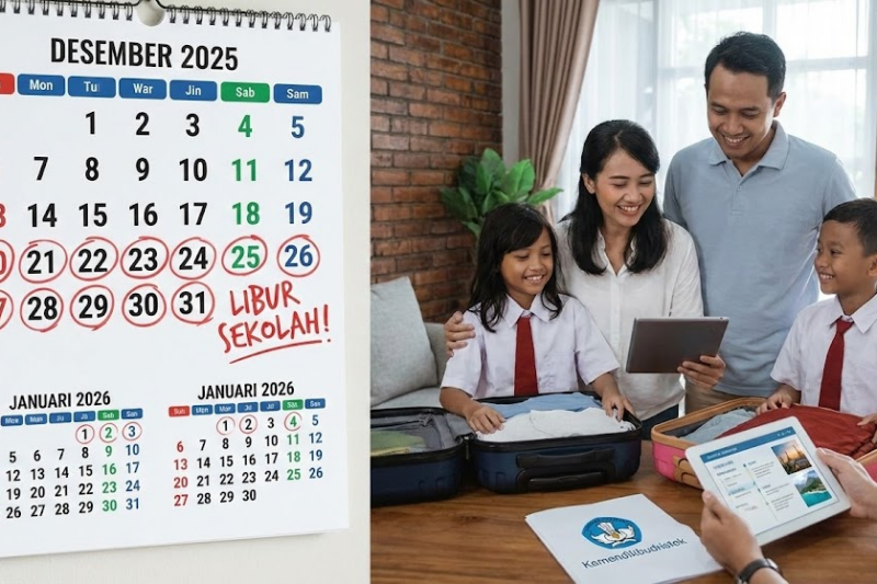 Tok! Jadwal Libur Sekolah Akhir Tahun Dimulai 20 Desember, Kemendikbud Larang Pemotongan