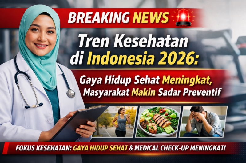 Tren Kesehatan di Indonesia 2026: Gaya Hidup Sehat Meningkat, Masyarakat Makin Sadar Preventif