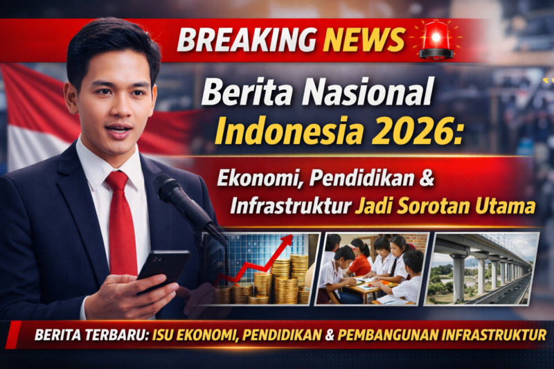 Berita Nasional Indonesia 2026: Isu Ekonomi, Pendidikan, dan Infrastruktur Jadi Sorotan Utama