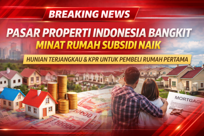 Pasar Properti Indonesia Mulai Bangkit, Minat Rumah Subsidi dan Hunian Terjangkau Meningkat
