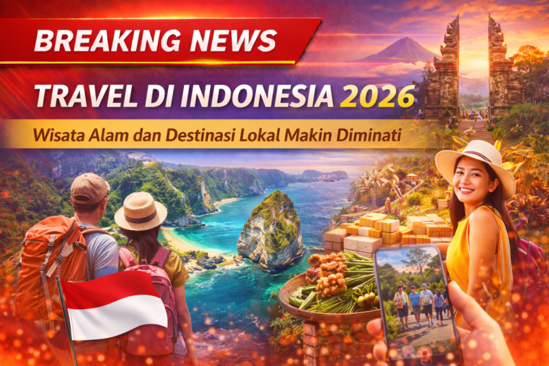 Travel di Indonesia 2026 Kian Bergairah, Wisata Alam dan Destinasi Lokal Jadi Favorit Wisatawan