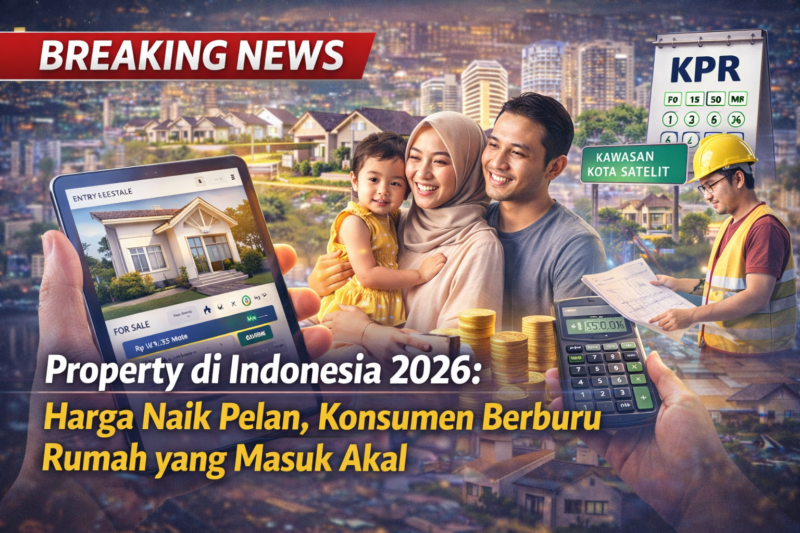 Property di Indonesia 2026: Harga Naik Pelan, Konsumen Berburu Rumah yang Masuk Akal