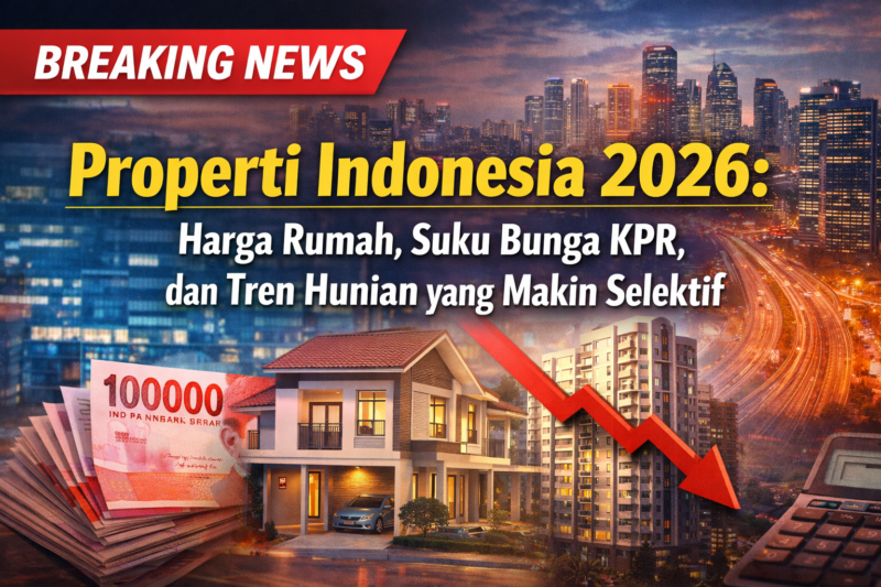 Properti Indonesia 2026: Harga Rumah, Suku Bunga KPR, dan Tren Hunian yang Makin Selektif