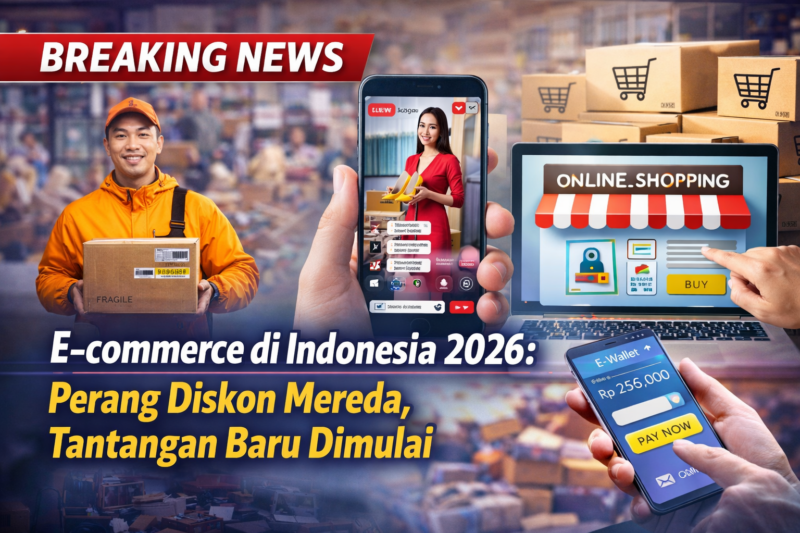 E-commerce di Indonesia 2026: Perang Diskon Mereda, Tantangan Baru Dimulai